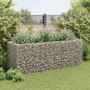 vidaXL acél gabion magaságyás 270 x 90 x 100 cm
