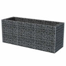 vidaXL acél gabion magaságyás 270 x 90 x 100 cm