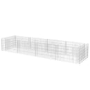 vidaXL acél gabion magaságyás 360 x 90 x 50 cm