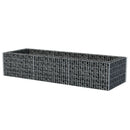 vidaXL acél gabion magaságyás 270 x 90 x 50 cm
