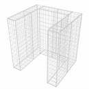vidaXL acél gabion 1 db gurulós kukához 110 x 100 x 120 cm