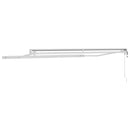 vidaXL Napernyő Fehér 3,5 x 2,5 m Fém