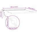 vidaXL Napernyő Fehér 3,5 x 2,5 m Fém