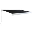 vidaXL Napernyő keret Fehér 350 x 250 cm Alumínium