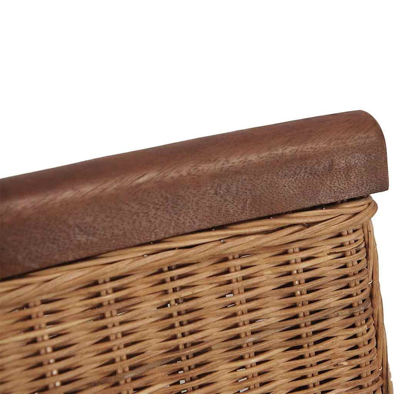vidaXL 2 db barna természetes rattan étkezőszék