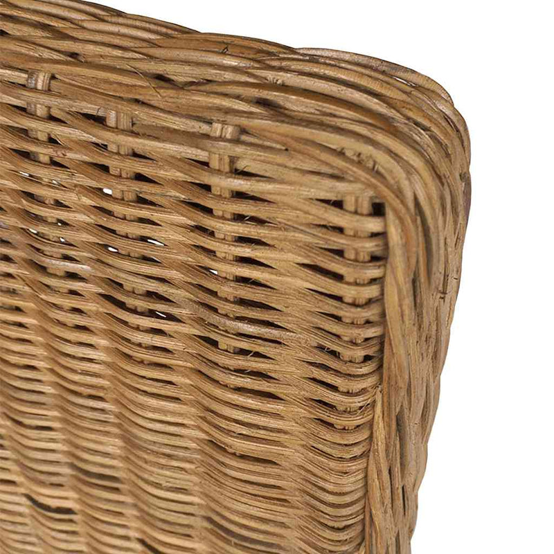 vidaXL 2 db barna természetes rattan étkezőszék
