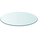 vidaXL edzett üveg asztallap kerek 700 mm