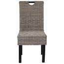 vidaXL 2 db Kubu rattan mangófa étkezőszék