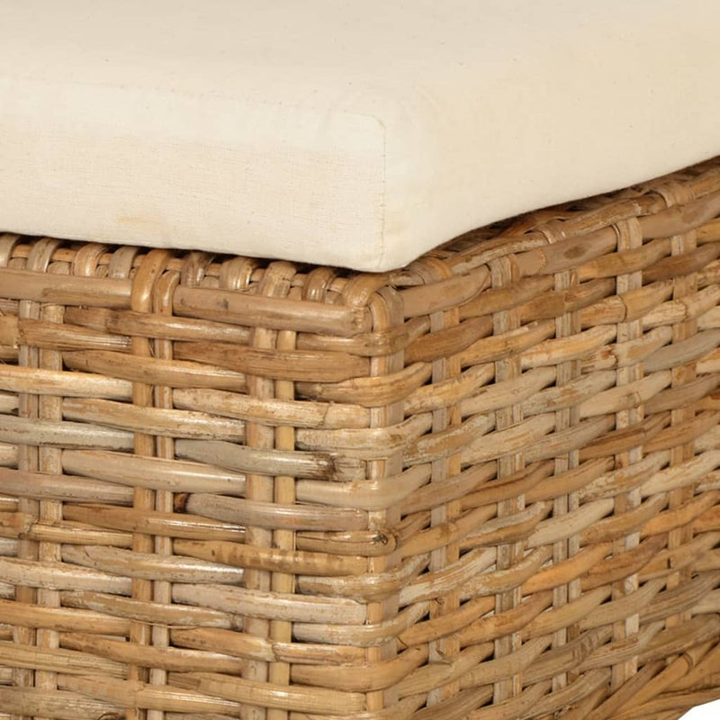 vidaXL 2 db Kubu rattan mangófa étkezőszék