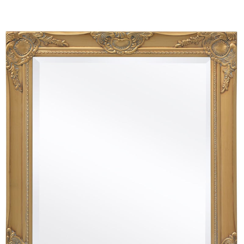 vidaXL aranyszínű barokk stílusú fali tükör 100 x 50 cm