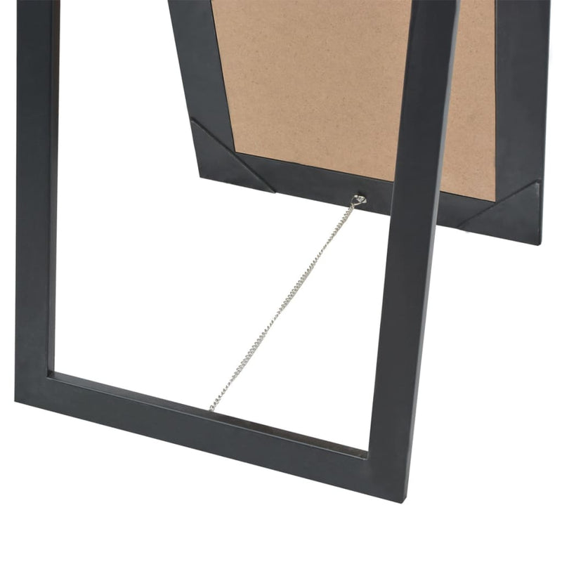 vidaXL fekete barokk stílusú szabadon álló tükör 160 x 40 cm