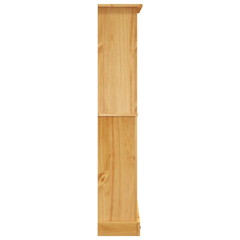vidaXL 4 szintes Corona-stílusú mexikói fenyő könyvespolc 80x29x150 cm