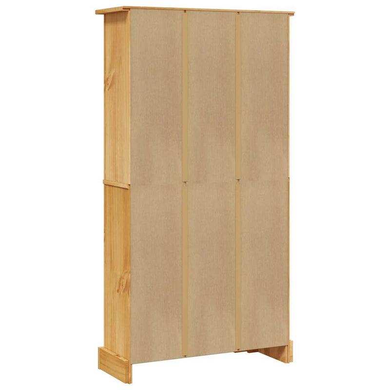 vidaXL 4 szintes Corona-stílusú mexikói fenyő könyvespolc 80x29x150 cm
