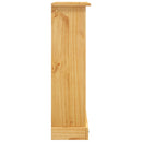 vidaXL 3 szintes Corona-stílusú mexikói fenyő könyvespolc 81x29x100 cm