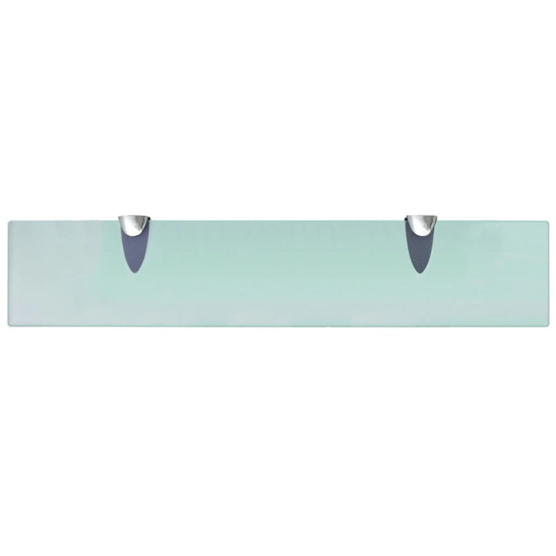 vidaXL Lebegő üvegpolc 50x10 cm 8 mm