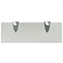 vidaXL lebegő polc üveg 30x10 cm 8 mm