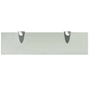 vidaXL lebegő polc üveg 40x10 cm 8 mm