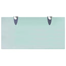 vidaXL lebegő polc üveg 40x20 cm 8 mm