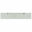 vidaXL lebegő polc üveg 100x20 cm 8 mm