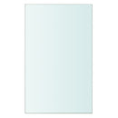 vidaXL Átlátszó üvegpolc 20x12 cm