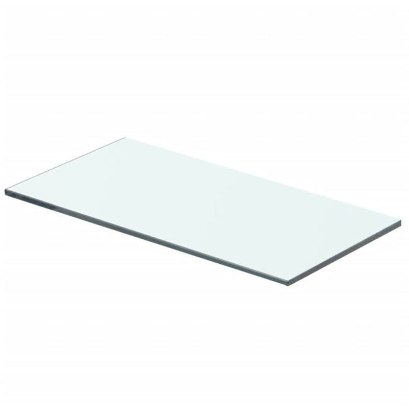 vidaXL 40x15 cm átlátszó panel üvegpolc