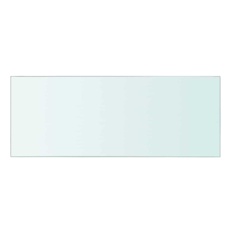 vidaXL 40x15 cm átlátszó panel üvegpolc