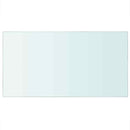 vidaXL 40x25 cm átlátszó panel üvegpolc