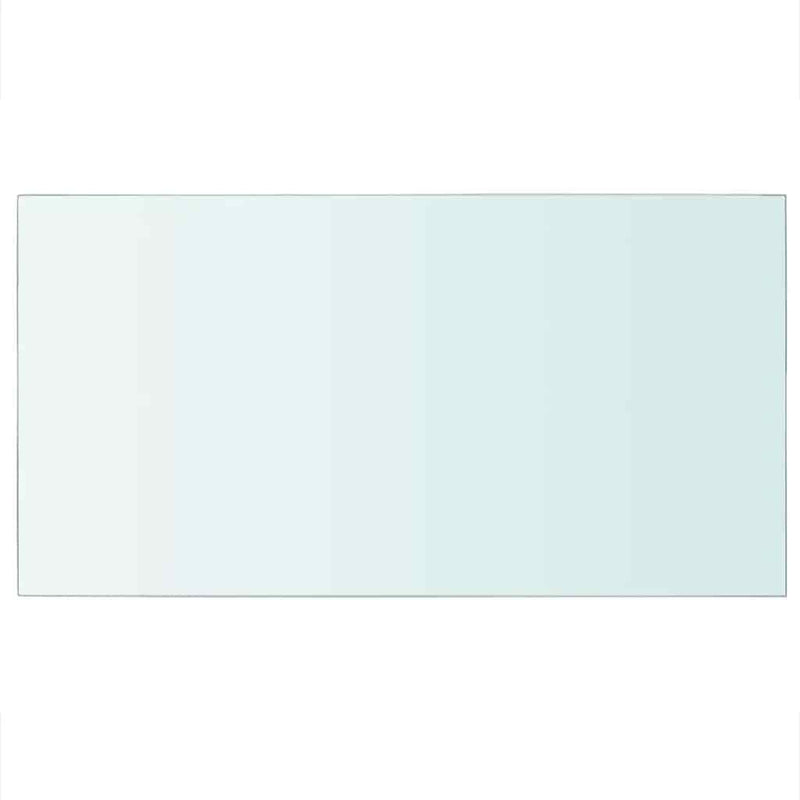 vidaXL 40x25 cm átlátszó panel üvegpolc