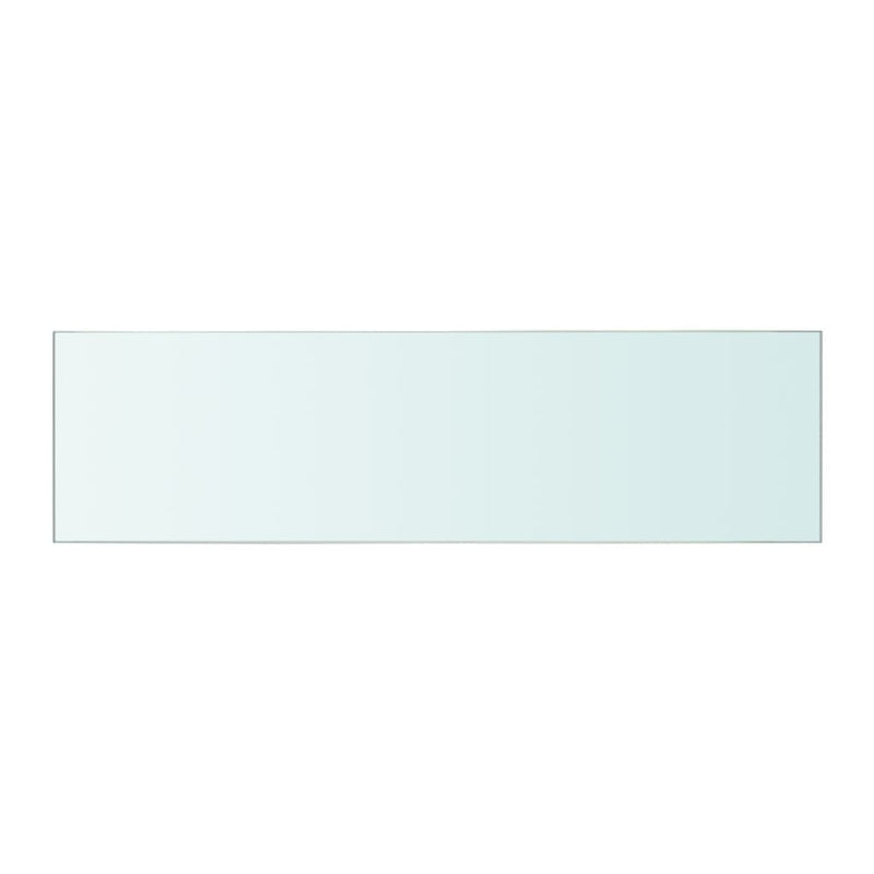 vidaXL 50x12 cm átlátszó panel üvegpolc
