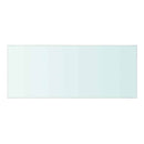 vidaXL Átlátszó üvegpolc 50x20 cm