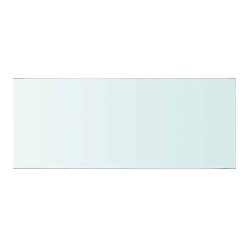 vidaXL Átlátszó üvegpolc 50x20 cm