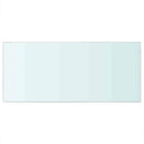 vidaXL 50x25 cm átlátszó panel üvegpolc