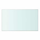 vidaXL Átlátszó üvegpolc panel 50x30 cm