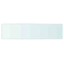 vidaXL 60x15 cm átlátszó panel üvegpolc