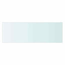 vidaXL Átlátszó üvegpolc 60x20 cm