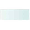 vidaXL 60x25 cm átlátszó panel üvegpolc