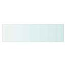 vidaXL Átlátszó üvegpolc 70x20 cm