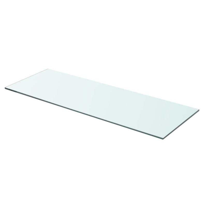 vidaXL 70x25 cm átlátszó panel üvegpolc