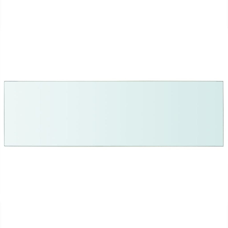 vidaXL 80x25 cm átlátszó panel üvegpolc