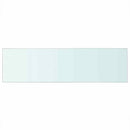 vidaXL 90x25 cm átlátszó panel üvegpolc