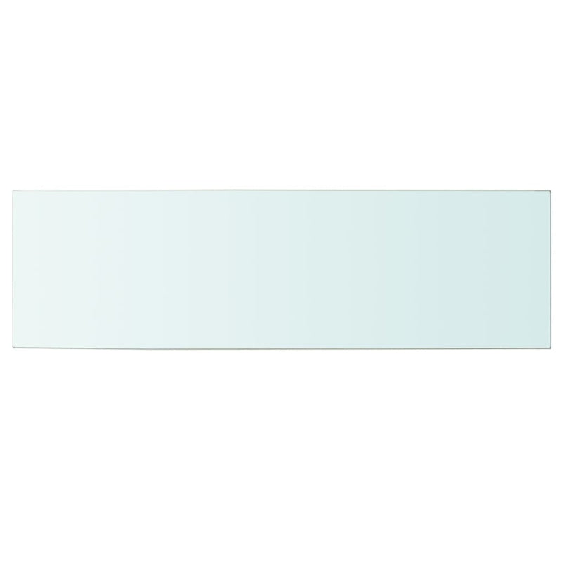 vidaXL 100x30 cm átlátszó panel üvegpolc