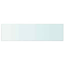 vidaXL 110x30 cm átlátszó panel üvegpolc