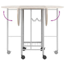 vidaXL 5 darabos, összecsukható MDF étkezőgarnitúra