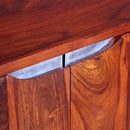 vidaXL tömör akácfából tálaló 75 x 35 x 60 cm