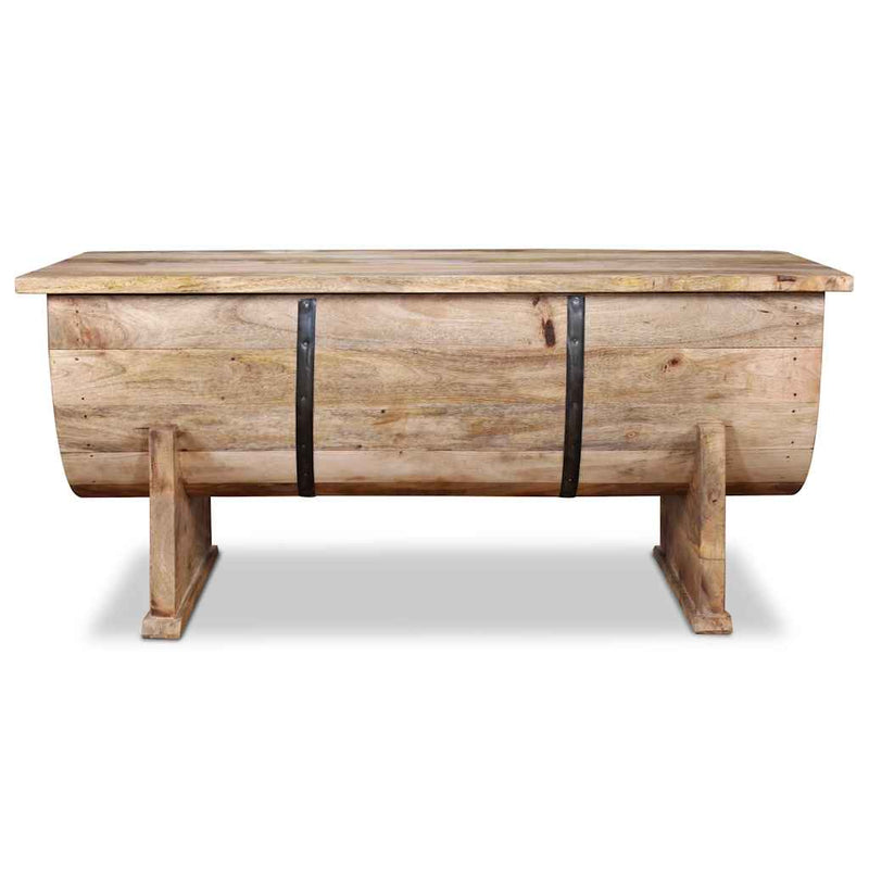 vidaXL tömör mangófa dohányzóasztal 88 x 50 x 40 cm