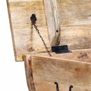 vidaXL tömör mangófa dohányzóasztal 88 x 50 x 40 cm