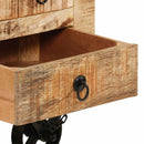 vidaXL nyers mangófa dohányzóasztal 70 x 70 x 40 cm