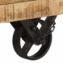 vidaXL nyers mangófa dohányzóasztal 70 x 70 x 40 cm