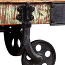 vidaXL újrahasznosított fa dohányzóasztal 90 x 45 x 35 cm