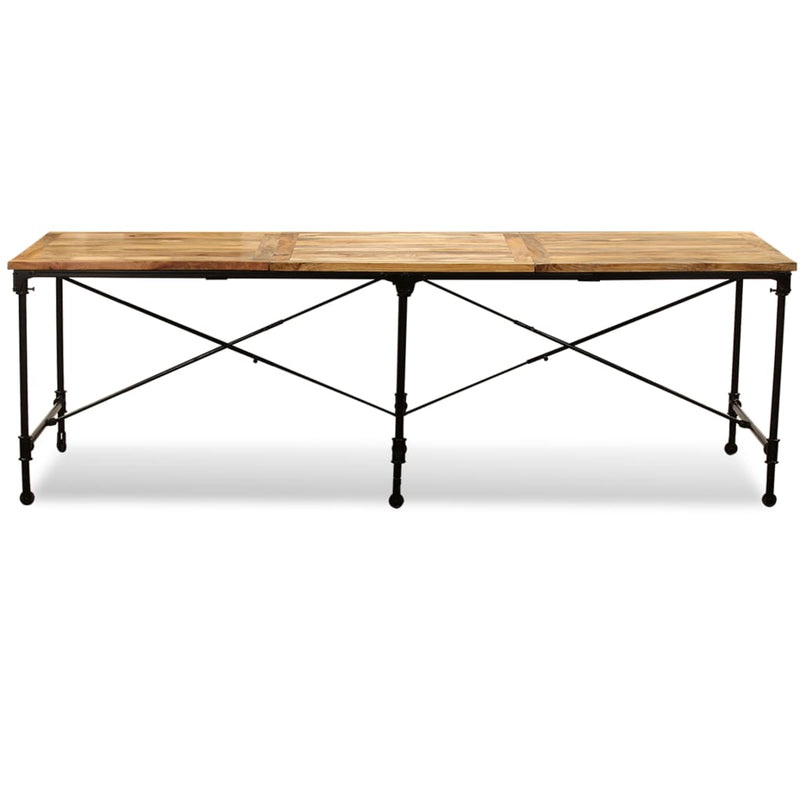 vidaXL tömör mangófa étkezőasztal 240 cm